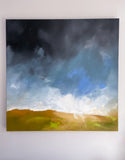 Original art for sale at UGallery.com | The Clearing by Sarah Parsons | $2,200 | oil painting | 36' h x 36' w | thumbnail 3