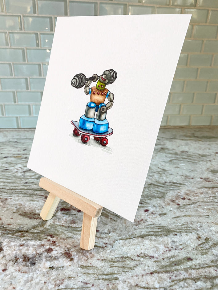 Scooter by Diane Flick |  Context View of Artwork 