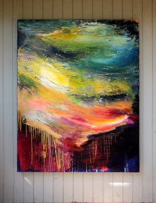 Original art for sale at UGallery.com | Ascending by Scott Dykema | $7,000 | mixed media artwork | 60' h x 48' w | photo 3