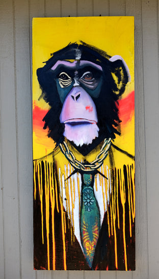 A Boss Chimp by Scott Dykema |  Context View of Artwork 