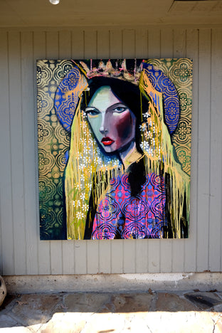 Decorated Queen by Scott Dykema |   Closeup View of Artwork 