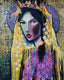 Original art for sale at UGallery.com | Decorated Queen by Scott Dykema | $7,000 | mixed media artwork | 60' h x 48' w | thumbnail 1