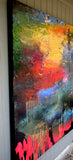 Original art for sale at UGallery.com | Going Up by Scott Dykema | $7,000 | mixed media artwork | 60' h x 48' w | thumbnail 4