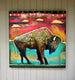 Original art for sale at UGallery.com | Gold Clouds by Scott Dykema | $2,800 | mixed media artwork | 36' h x 36' w | thumbnail 4