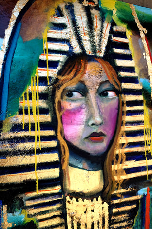 Golden Age Girl by Scott Dykema |  Side View of Artwork 