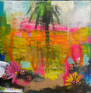 Original art for sale at UGallery.com | Happiness. From The Beginning - Commission by Scott Dykema | $3,900 | mixed media artwork | 36' h x 36' w | photo 1
