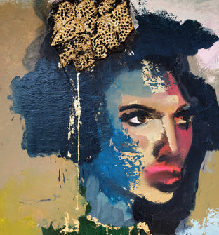 Original art for sale at UGallery.com | More than a Glance by Scott Dykema | $4,300 | mixed media artwork | 48' h x 36' w | photo 2