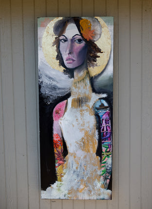 Original art for sale at UGallery.com | Sleeves by Scott Dykema | $4,100 | mixed media artwork | 60' h x 24' w | photo 4
