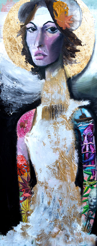 Original art for sale at UGallery.com | Sleeves by Scott Dykema | $4,100 | mixed media artwork | 60' h x 24' w | photo 1