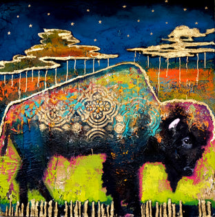 Star Lit Bison by Scott Dykema |  Artwork Main Image 