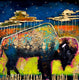 Original art for sale at UGallery.com | Star Lit Bison by Scott Dykema | $6,100 | mixed media artwork | 48' h x 48' w | thumbnail 1