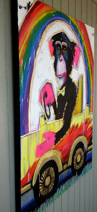 Original art for sale at UGallery.com | That Car Is Sooo... by Scott Dykema | $4,300 | mixed media artwork | 48' h x 36' w | photo 4