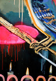 Original art for sale at UGallery.com | To Honor by Scott Dykema | $2,550 | mixed media artwork | 38' h x 26' w | thumbnail 2