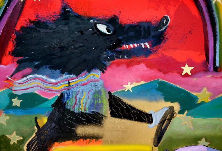 Where Dreams Come True by Scott Dykema |  Side View of Artwork 