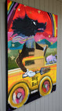 Original art for sale at UGallery.com | Where Dreams Come True by Scott Dykema | $4,300 | mixed media artwork | 48' h x 36' w | thumbnail 4