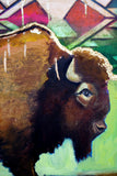 Original art for sale at UGallery.com | With Golden Clouds Raining Down by Scott Dykema | $1,875 | mixed media artwork | 30' h x 24' w | thumbnail 2