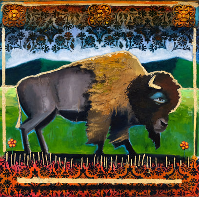 With Orange Flowers by Scott Dykema | Artwork Main Image