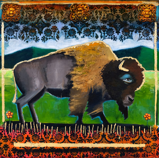 With Orange Flowers by Scott Dykema |  Artwork Main Image 