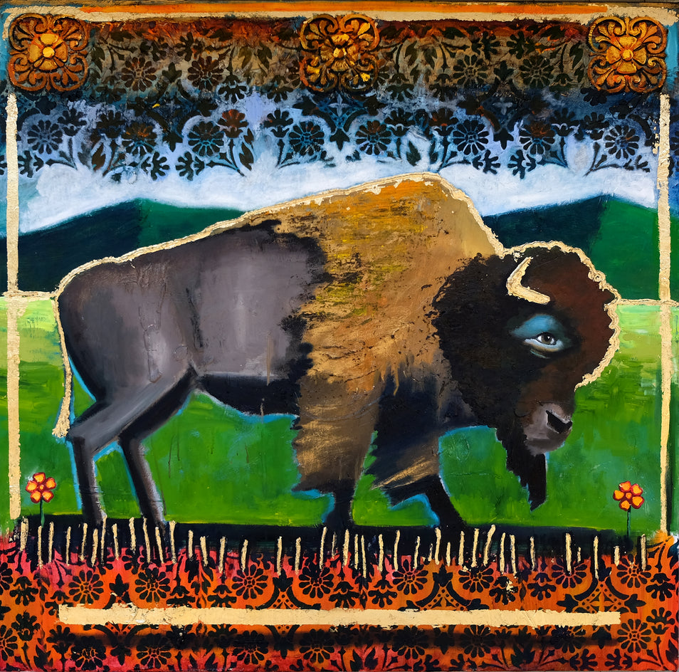 With Orange Flowers by Scott Dykema |  Artwork Main Image 