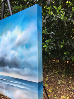 Original art for sale at UGallery.com | Sea Clouds by Nancy Hughes Miller | $750 | oil painting | 18' h x 24' w | photo 2