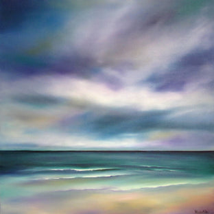 Original art for sale at UGallery.com | Seaside Moods by Nancy Hughes Miller | $2,200 | oil painting | 36' h x 36' w | photo 3