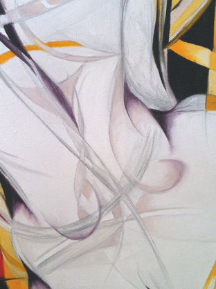 Original art for sale at UGallery.com | Seated Figure by Sumner Crenshaw | $375 | oil painting | 20' h x 16' w | photo 4