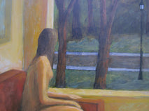 Original art for sale at UGallery.com | Second Story Window by Glenn Quist | $1,675 | acrylic painting | 32' h x 30' w | thumbnail 4