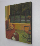 Original art for sale at UGallery.com | Second Story Window by Glenn Quist | $1,675 | acrylic painting | 32' h x 30' w | thumbnail 2