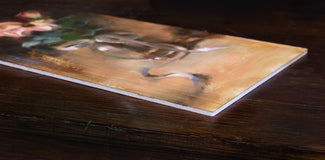Original art for sale at UGallery.com | Sentimental by Pamela Blaies | $1,200 | oil painting | 20' h x 10' w | thumbnail 2