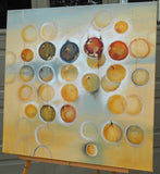 Original art for sale at UGallery.com | September Skies by Cynthia Ligeros | $2,400 | oil painting | 30' h x 30' w | thumbnail 3