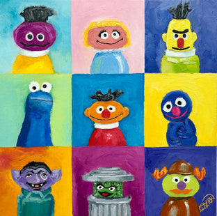 Original art for sale at UGallery.com | You've Got Friends by Karen Barton | $525 | oil painting | 12' h x 12' w | photo 1