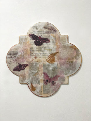 Original art for sale at UGallery.com | Daydreaming by Shannon Amidon | $1,650 | encaustic artwork | 24' h x 24' w | photo 4