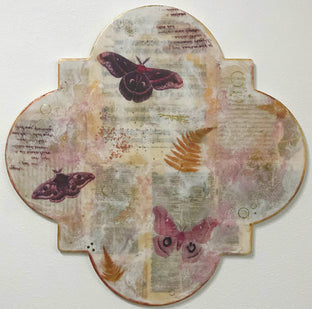 Original art for sale at UGallery.com | Daydreaming by Shannon Amidon | $1,650 | encaustic artwork | 24' h x 24' w | photo 1