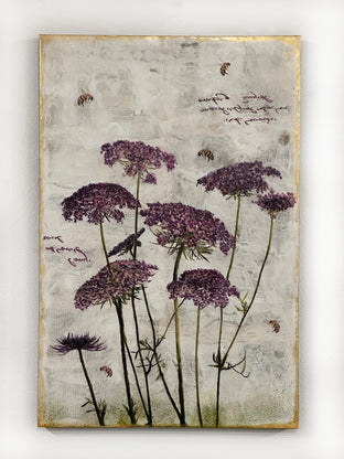 Original art for sale at UGallery.com | Fleeting Moments by Shannon Amidon | $2,500 | encaustic artwork | 36' h x 24' w | photo 3