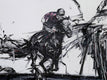 Original art for sale at UGallery.com | Lightning by Shao Yuan Zhang | $6,500 | acrylic painting | 36' h x 48' w | thumbnail 1