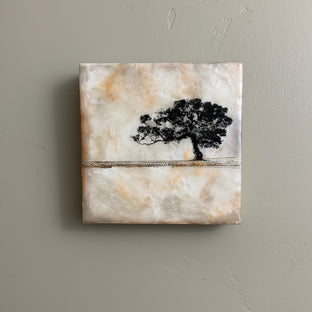 Original art for sale at UGallery.com | Golden Summers Eve by Shari Lyon | $250 | encaustic artwork | 6' h x 6' w | photo 3