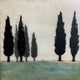 Original art for sale at UGallery.com | Italian Green by Shari Lyon | $525 | encaustic artwork | 10' h x 10' w | thumbnail 1