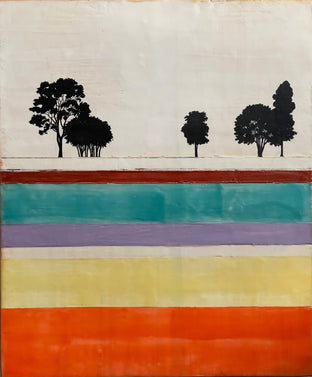 Original art for sale at UGallery.com | Terra Colorata (Colorful Earth) by Shari Lyon | $2,650 | encaustic artwork | 24' h x 20' w | photo 1