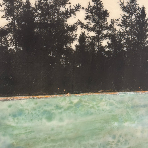 Wild Below by Shari Lyon |   Closeup View of Artwork 