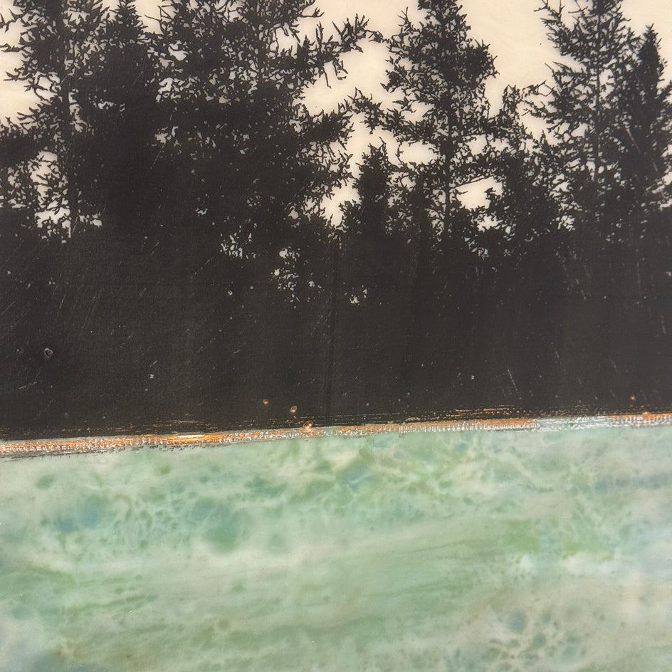 Wild Below by Shari Lyon |  Closeup View of Artwork 