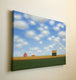 Original art for sale at UGallery.com | A Quiet Little Farm by Sharon France | $775 | acrylic painting | 12' h x 16' w | thumbnail 2
