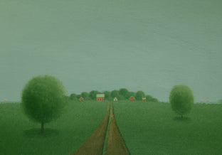 Original art for sale at UGallery.com | Headed to the Old Farm by Sharon France | $775 | acrylic painting | 12' h x 16' w | photo 4