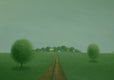 Original art for sale at UGallery.com | Headed to the Old Farm by Sharon France | $775 | acrylic painting | 12' h x 16' w | thumbnail 4