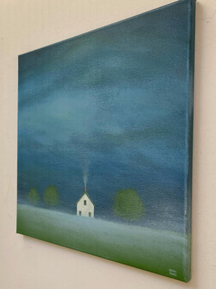 In the Quiet of the Mist by Sharon France |  Side View of Artwork 