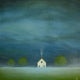 Original art for sale at UGallery.com | In the Quiet of the Mist by Sharon France | $1,500 | acrylic painting | 18' h x 18' w | thumbnail 1