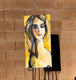 Original art for sale at UGallery.com | Acquiescence by Sharon Sieben | $1,125 | acrylic painting | 30' h x 15' w | thumbnail 3