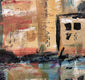 Original art for sale at UGallery.com | City Skyline VII by Sharon Sieben | $1,300 | acrylic painting | 24' h x 30' w | thumbnail 3