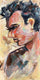 Original art for sale at UGallery.com | Deliberation by Sharon Sieben | $1,125 | acrylic painting | 30' h x 15' w | thumbnail 1