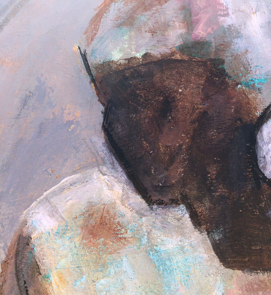 Elegant by Sharon Sieben |  Closeup View of Artwork 