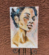 Original art for sale at UGallery.com | I'm Thinking About It by Sharon Sieben | $600 | acrylic painting | 21.5' h x 14.5' w | thumbnail 3